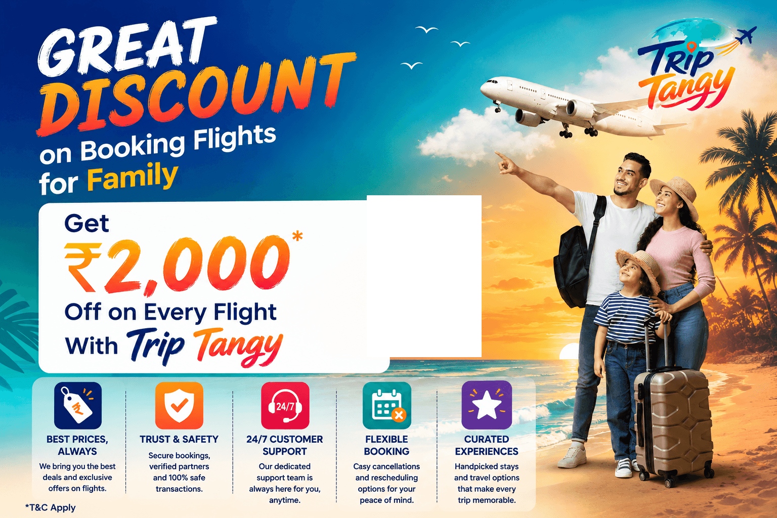 Flight Dicount Banner
